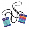Staff lanyards with skills reinforcement for Grades K–5 digital program